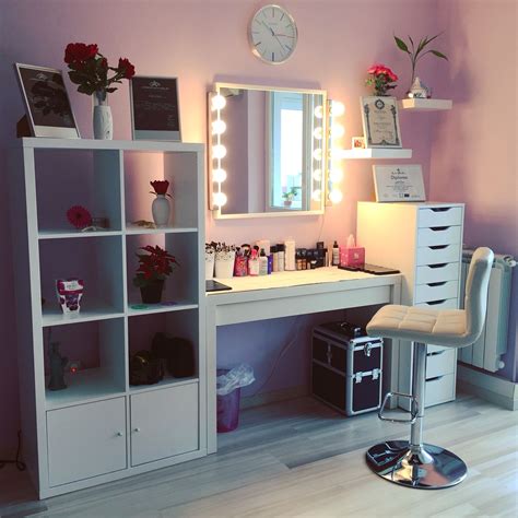 My Ikea Makeup Studio Beauty Room Vanity Vanity Decor Room Makeover