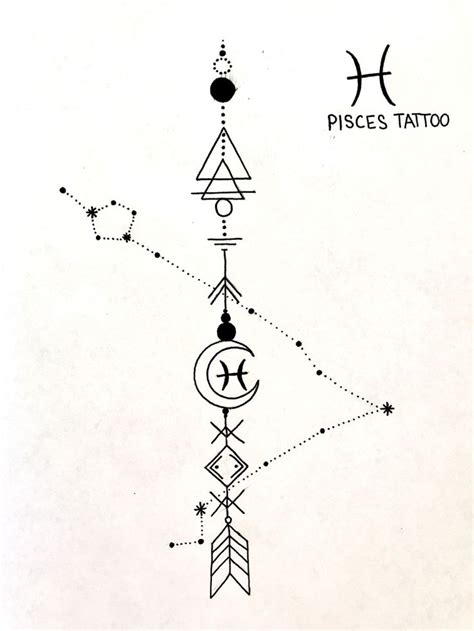 Pisces Tattoo Constellation Pisces Tattoos Pisces Tattoo Designs