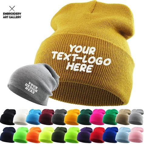 Custom Beanie Design Your Own Personalized Beanie With Your Etsy