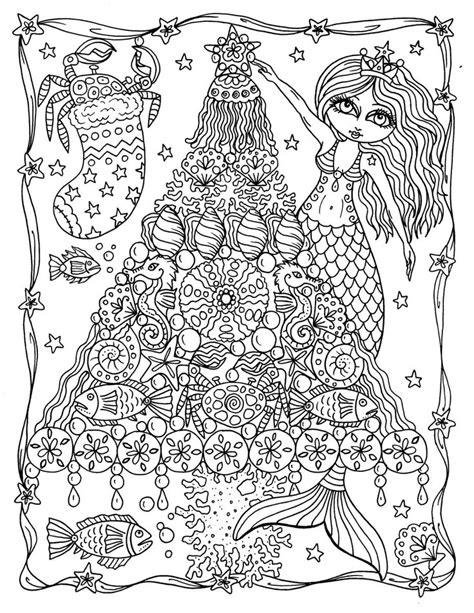 Deborah Muller Art Chubbymermaid Mermaid Coloring Book Mermaid
