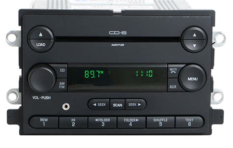 2005 Ford F 150 Truck Radio Am Fm 6 Disc Player W Auxiliary Input 5l3t