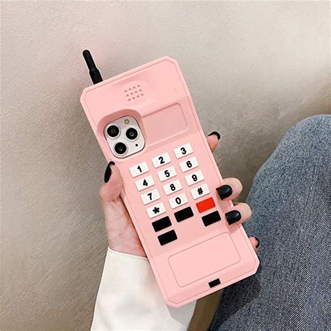 Joyleop Pink Retro 3d Classic Shaped Case For Iphone 11 Pro