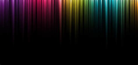 Abstract Colorful Vibrant Stripe Vertical Lines Light On Black