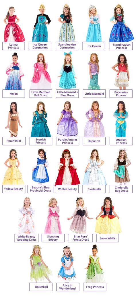 Disney Princesses Replica Ballgown Dress Up Set Disney Princess