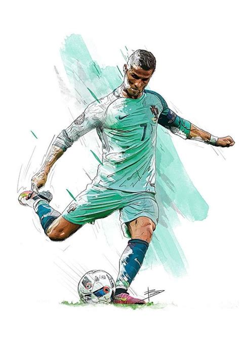 Soccer Poster Football Artwork Soccer Art Football Art