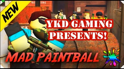 Roblox Mad Paintball Gameplay Episode 1 Harry Can Shoot Through Walls