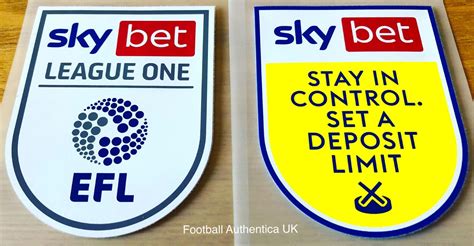2020 21 22 sky bet efl league one official player issue size football soccer badge patch set
