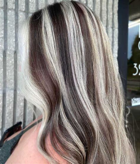 Chunky Highlights For Dark Brown Hair Blufashion