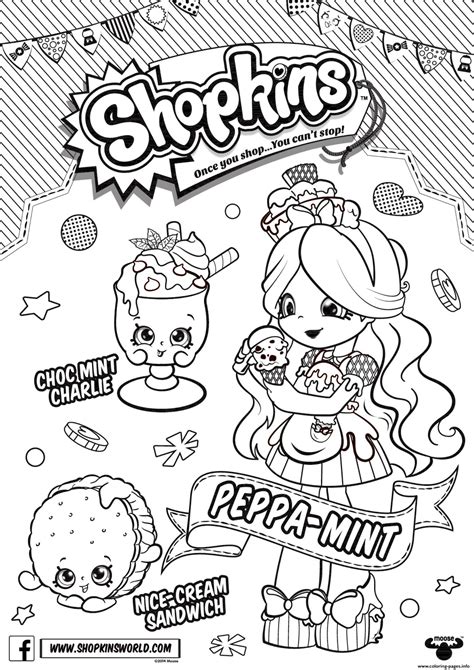 Print shopkins mysterbella wild style shoppies doll coloring pages shopkin coloring pages cute coloring pages shopkins colouring pages. Shopkins Doll Chef Club Peppa Mint 1 Coloring Pages Printable