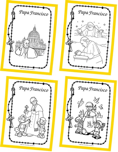 Vas a escuchar la voz del papa francisco al pedir en un vídeomensaje a la 109ª conferencia internacional del trabajo que se. Dibujo de Papa Francisco para Colorear en anticipación a ...
