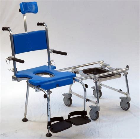 Available in beautiful white color, this tub transfer bench is beneficial for old people. Go-Anywhere Portable Commode, Shower 'n Tub Chair