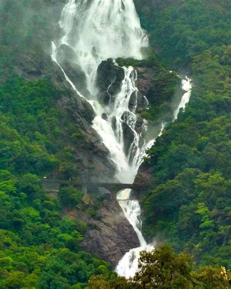 Dudhsagar Waterfalls Trip In Goa Biggest Waterfall In India