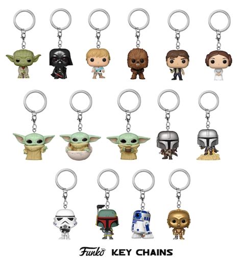 Star Wars Funko Pop Keychain Baby Yoda Vader Mandalorian Solo Etsy Uk