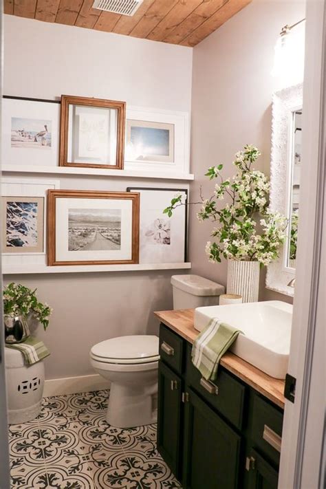 47 Amazing Guest Bathroom Makeover Ideas Page 25 Of 47 Powder Room