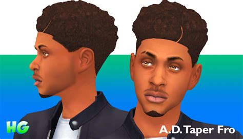 Black Male Hairstyles Sims 4 Cc Haircut And Hairstyle