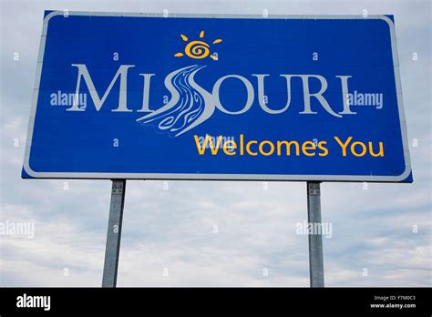 Sign Welcome To Missouri Hi Res Stock Photography And Images Alamy