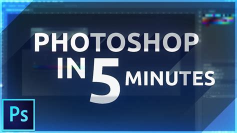 learn photoshop in 5 minutes beginner tutorial photoshop trend