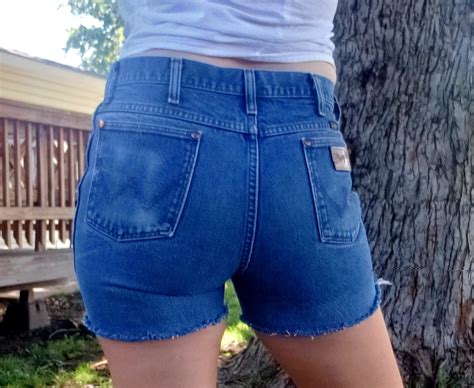 Distressed Wranglers Cutoff Shorts Daisy Dukes Womens Size 8 Etsy
