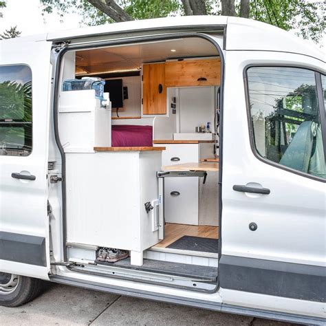 Living And Storage Ideas In A Diy Ford Transit Van Conversion Read