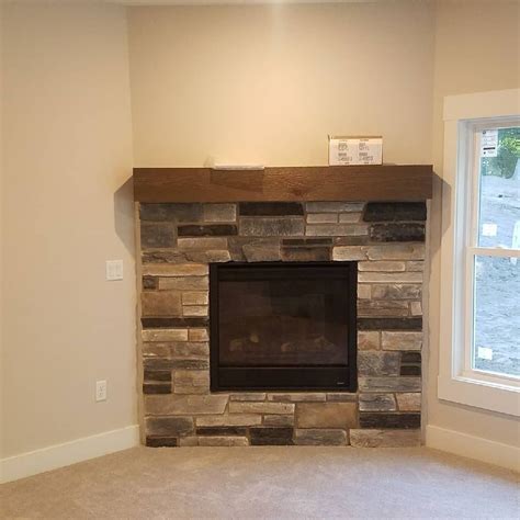 Interior fireplace completed with Boral Stone echo ridge. Masonry completed by NWD Masonry ...