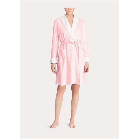 Striped Cottonterry Robe For Her From The Luxe Company Uk