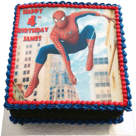 Spiderman Birthday Cake Images