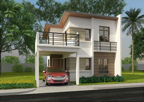 50 Low Cost Two Story House Designs For Small Land Area Trending