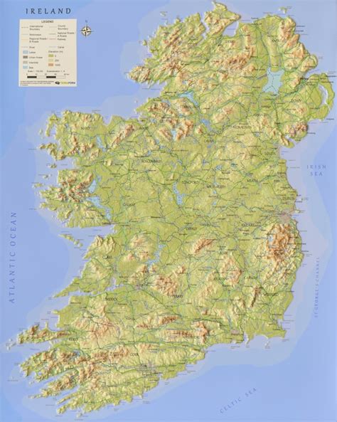 3d Map Of Ireland