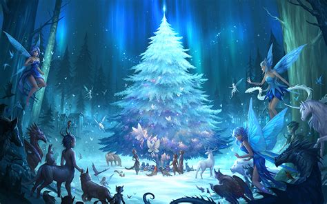 Christmas Fairy Wallpapers Wallpaper Cave