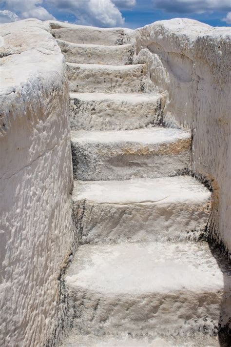 White Steps 1 Stock Image Image Of Stair Chisel Carved 941237