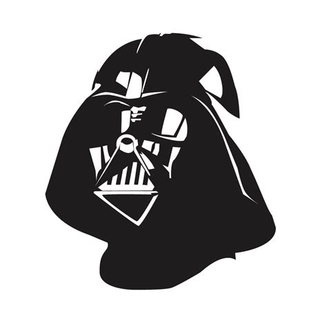 Darth Vader Silhouette Vector At Vectorified Collection Of Darth