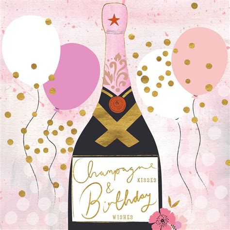 Champagne Kisses And Birthday Wishes Milkwood Art Licensing