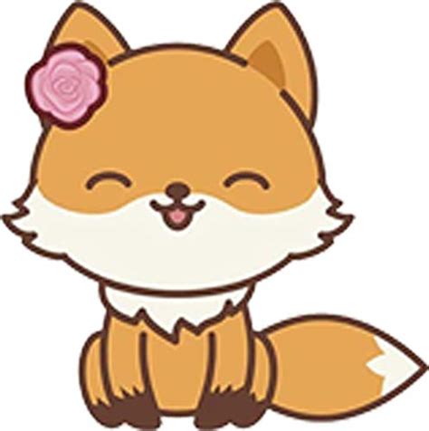 Buy Divine Designs Adorable Kawaii Fox Emoji Cartoon 1 Vinyl Decal