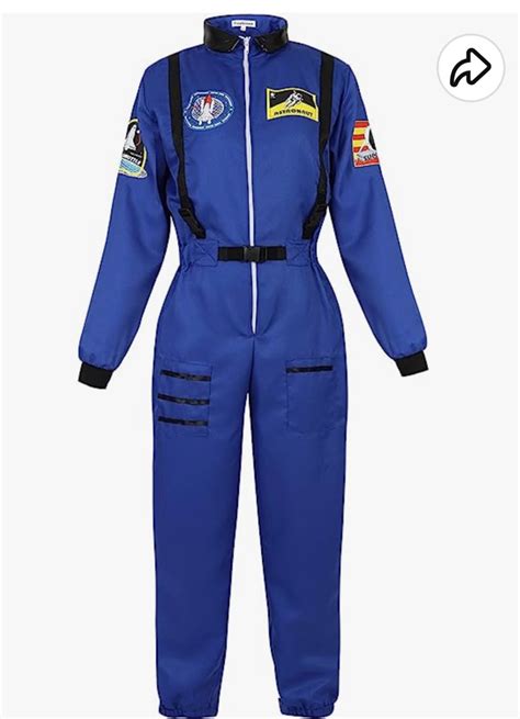 Haorugut Women Astronaut Costume Adult Space Costume Plus Size Flight Suit Astronaut Jumpsuit