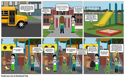 Comic Strip Save Mother Earth Storyboard By 1b5ce713