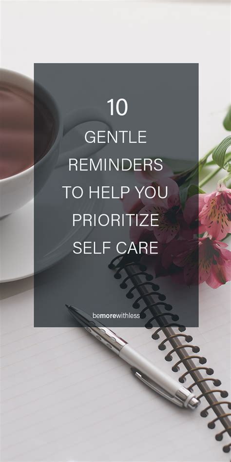 10 Gentle Reminders To Help You Prioritize Self Care Laptrinhx