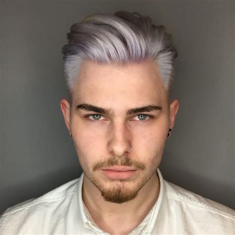 Men S Hair Color Highlights Silver
