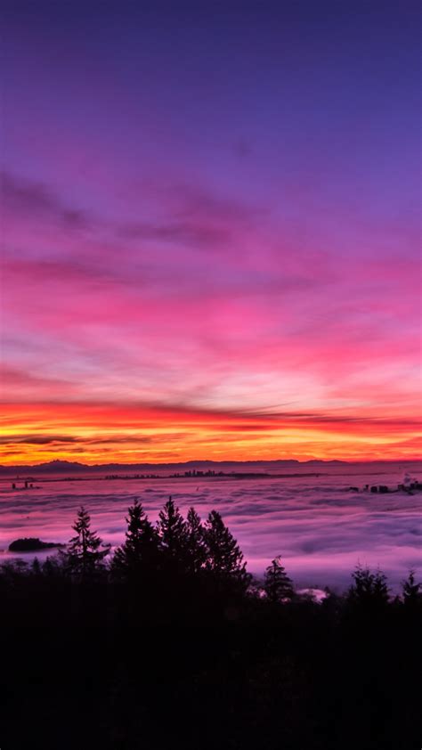 Aesthetic Purple Sunset Iphone Wallpaper Sunset Hd Cd1