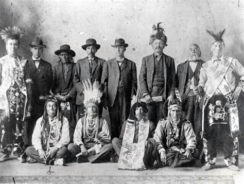 1909 Delegation Red Lake Ojibwa Native American Photos American