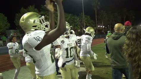 High School Football Long Beach Poly Vs Aquinas Youtube