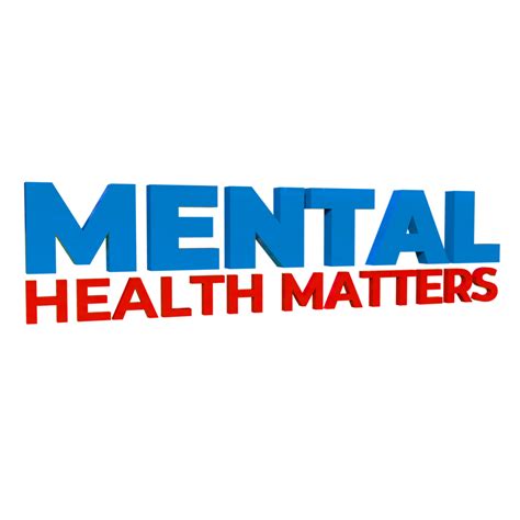 Free Mental Health Matters 3d Render Text 9418724 Png With Transparent