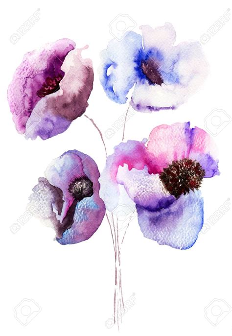 Abstract Watercolor Paintings Of Flowers Part 1 Weneedfun