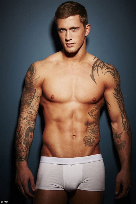 Dan Osborne Strips Down To His Pants To Show He S Way Above Average Daily Mail Online