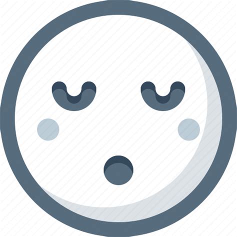 Dream Emoticon Face Sleepy Smile Smiley Icon Download On Iconfinder