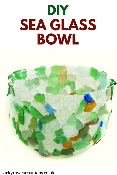 Learn How To Make A Sea Glass Bowl With Tacky Glue This Makes A