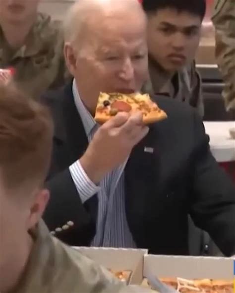 Joe Biden Eating Pizza Blank Template Imgflip