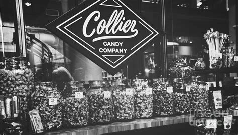 Candy Store Ponce City Market Black And White Photograph By Adrian