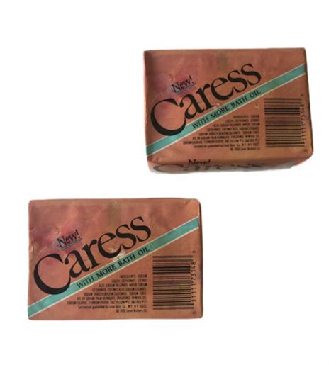 Vintage 1988 Caress Soap Body Bar With More Bath Oil 2 Pk Made In Usa