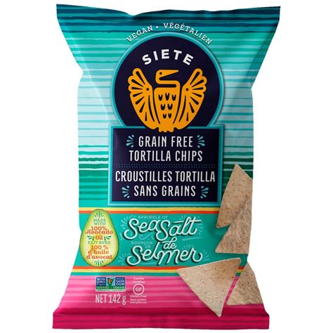 Siete Grain Free Tortilla Chips Sea Salt 142g