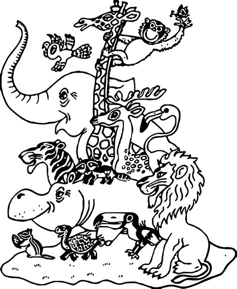 Free Printable Coloring Pages Zoo Animals